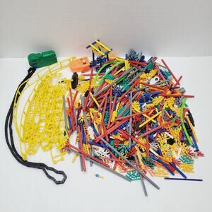 K'nex 850+ Pieces Random Roller Coaster BULK LOT Big/Small PARTS Incomplete